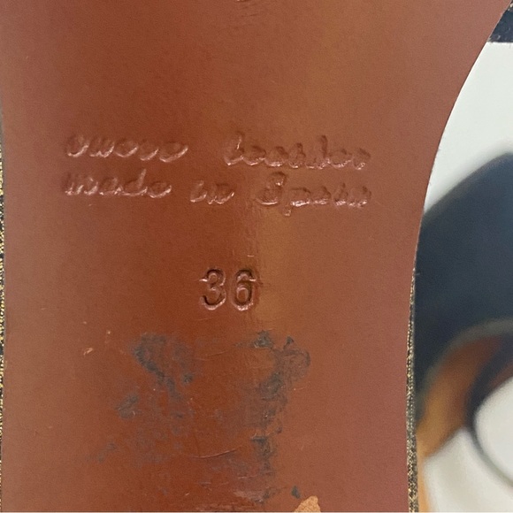 Chie Mahara Delta Suede Mary Jane Heels - 36 - Picture 15 of 16